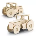 branded BRANDCRAFT Tractor Wooden Model, from our range of promotional Executive Toys and Games