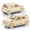 branded BRANDCRAFT Hatchback Car Wooden Model, from our range of promotional Executive Toys and Games
