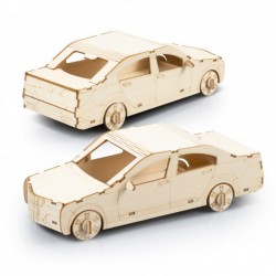 branded BRANDCRAFT Sedan Car Wooden Model, from our range of promotional Executive Toys and Games