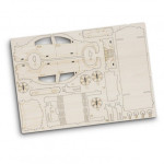 Executive Toys and Games  - BRANDCRAFT Sedan Car Wooden Model