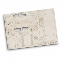 branded BRANDCRAFT Sedan Car Wooden Model, from our range of promotional Executive Toys and Games