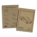 branded BRANDCRAFT Sedan Car Wooden Model, from our range of promotional Executive Toys and Games