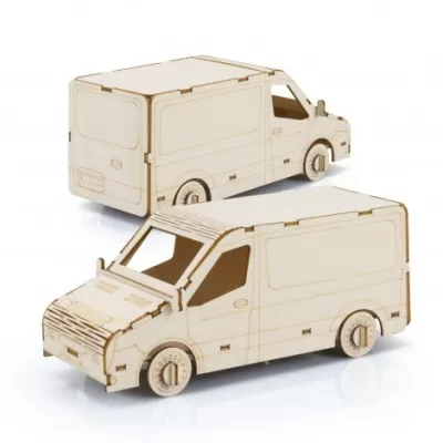 branded BRANDCRAFT Van Wooden Model, from our range of promotional Executive Toys and Games