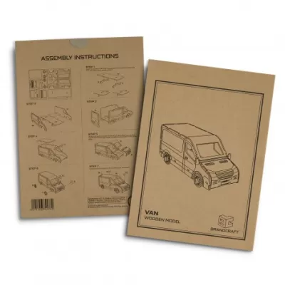 branded BRANDCRAFT Van Wooden Model, from our range of promotional Executive Toys and Games