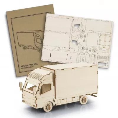 branded BRANDCRAFT Small Truck Wooden Model, from our range of promotional Executive Toys and Games