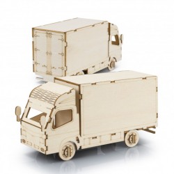 branded BRANDCRAFT Small Truck Wooden Model, from our range of promotional Executive Toys and Games