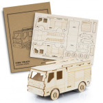 Executive Toys and Games  - BRANDCRAFT Fire Truck Wooden Model