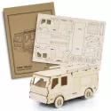 branded BRANDCRAFT Fire Truck Wooden Model, from our range of promotional Executive Toys and Games