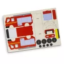branded BRANDCRAFT Fire Truck Wooden Model, from our range of promotional Executive Toys and Games