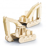 Executive Toys and Games  - BRANDCRAFT Excavator Wooden Model