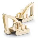 branded BRANDCRAFT Excavator Wooden Model, from our range of promotional Executive Toys and Games