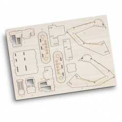 branded BRANDCRAFT Excavator Wooden Model, from our range of promotional Executive Toys and Games