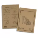 branded BRANDCRAFT Excavator Wooden Model, from our range of promotional Executive Toys and Games