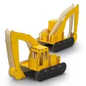 branded BRANDCRAFT Excavator Wooden Model, from our range of promotional Executive Toys and Games