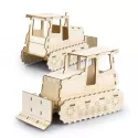 branded BRANDCRAFT Bulldozer Wooden Model, from our range of promotional Executive Toys and Games