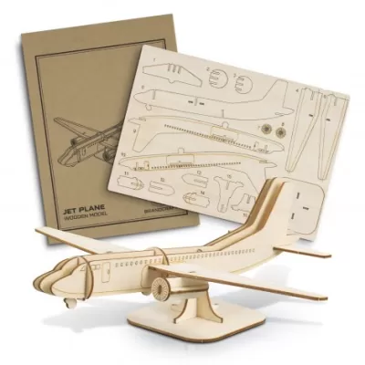 branded BRANDCRAFT Jet Plane Wooden Model, from our range of promotional Executive Toys and Games