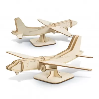 branded BRANDCRAFT Jet Plane Wooden Model, from our range of promotional Executive Toys and Games