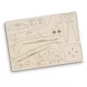 branded BRANDCRAFT Jet Plane Wooden Model, from our range of promotional Executive Toys and Games