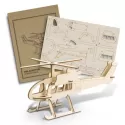 branded BRANDCRAFT Helicopter Wooden Model, from our range of promotional Executive Toys and Games