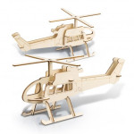Executive Toys and Games  - BRANDCRAFT Helicopter Wooden Model