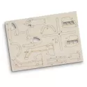 branded BRANDCRAFT Helicopter Wooden Model, from our range of promotional Executive Toys and Games