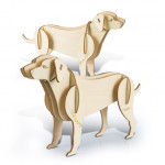 Executive Toys and Games  - BRANDCRAFT Dog Wooden Model