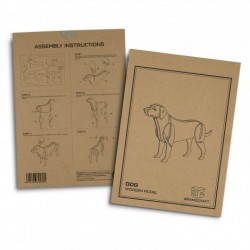branded BRANDCRAFT Dog Wooden Model, from our range of promotional Executive Toys and Games