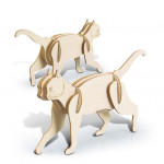 Executive Toys and Games  - BRANDCRAFT Cat Wooden Model