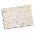branded BRANDCRAFT Cat Wooden Model, from our range of promotional Executive Toys and Games