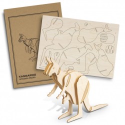 Executive Toys and Games  - BRANDCRAFT Kangaroo Wooden Model