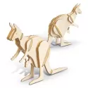branded BRANDCRAFT Kangaroo Wooden Model, from our range of promotional Executive Toys and Games