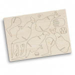 Executive Toys and Games  - BRANDCRAFT Kangaroo Wooden Model