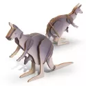 branded BRANDCRAFT Kangaroo Wooden Model, from our range of promotional Executive Toys and Games