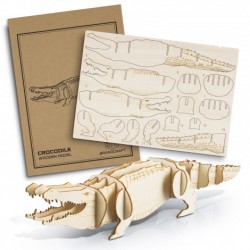 Executive Toys and Games  - BRANDCRAFT Crocodile Wooden Model