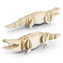 branded BRANDCRAFT Crocodile Wooden Model, from our range of promotional Executive Toys and Games