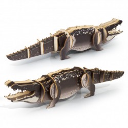 Executive Toys and Games - BRANDCRAFT Crocodile Wooden Model