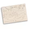 branded BRANDCRAFT Tuatara Wooden Model, from our range of promotional Executive Toys and Games