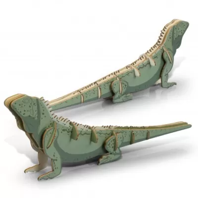 branded BRANDCRAFT Tuatara Wooden Model, from our range of promotional Executive Toys and Games