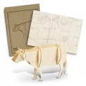 branded BRANDCRAFT Cow Wooden Model, from our range of promotional Executive Toys and Games