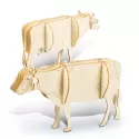 branded BRANDCRAFT Cow Wooden Model, from our range of promotional Executive Toys and Games