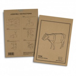 Executive Toys and Games - BRANDCRAFT Cow Wooden Model