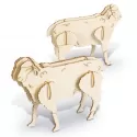 branded BRANDCRAFT Sheep Wooden Model, from our range of promotional Executive Toys and Games