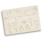 Executive Toys and Games  - BRANDCRAFT Sheep Wooden Model