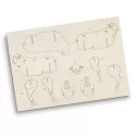 branded BRANDCRAFT Sheep Wooden Model, from our range of promotional Executive Toys and Games