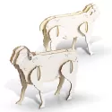 branded BRANDCRAFT Sheep Wooden Model, from our range of promotional Executive Toys and Games