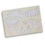 Executive Toys and Games  - BRANDCRAFT Sheep Wooden Model