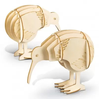 branded BRANDCRAFT Kiwi Wooden Model, from our range of promotional Executive Toys and Games