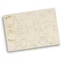 branded BRANDCRAFT Kiwi Wooden Model, from our range of promotional Executive Toys and Games
