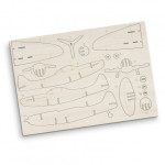 Executive Toys and Games  - BRANDCRAFT Spitfire Wooden Model