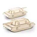 branded BRANDCRAFT Tank Wooden Model, from our range of promotional Executive Toys and Games